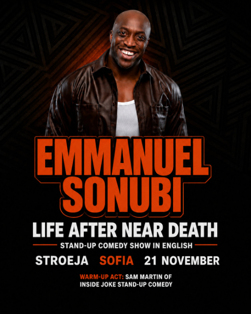 Emmanuel Sonubi - "Life After Near Death" British Stand-up Comedy in Sofia