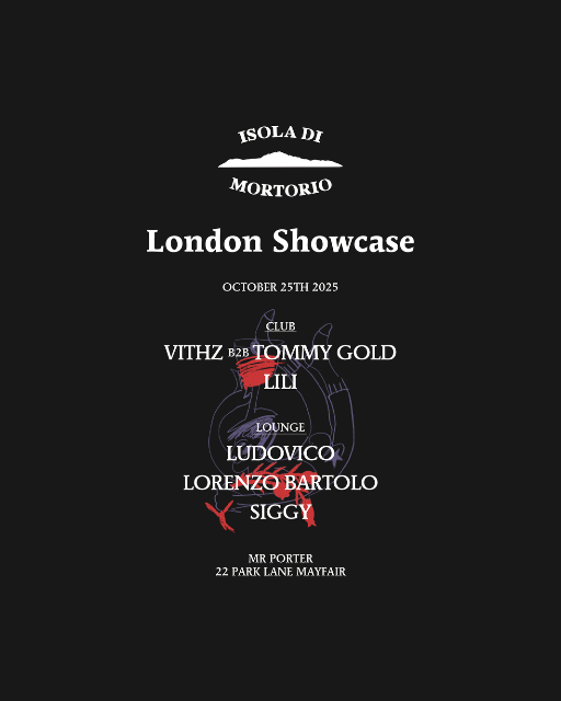 ISOLA DI MORTORIO LONDON MR PORTER 