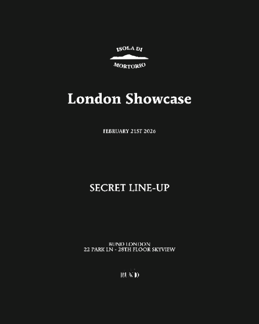 ISOLA DI MORTORIO - London Showcase