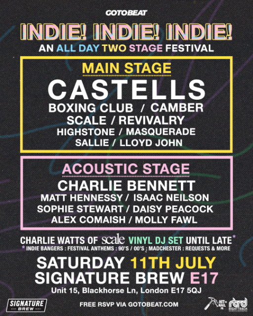 Indie Indie Indie at Signature Brew Blackhorse Road