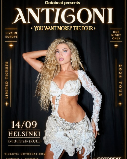 Antigoni live in Helsinki!
