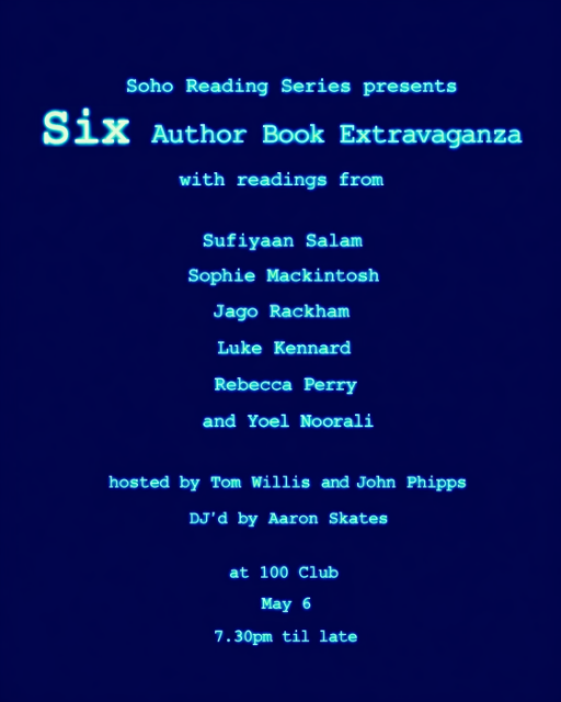 Soho Reading Series Presents Seven Author Book Extravaganza