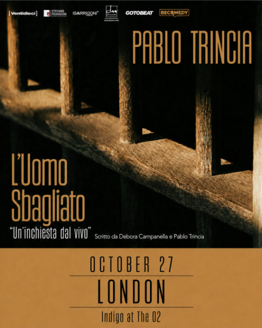 Pablo Trincia - L'uomo sbagliato "Un'inchiesta dal vivo". Live in London