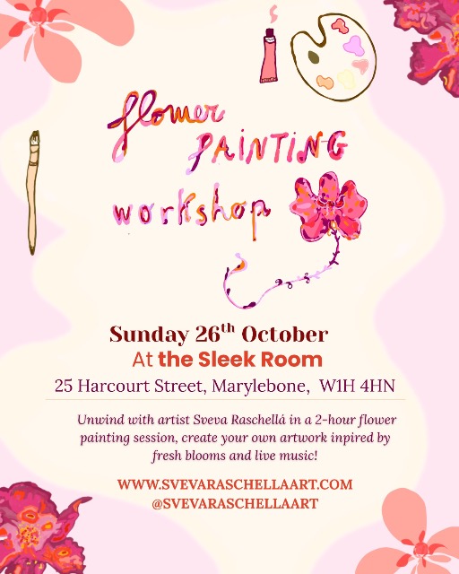 🌸 Petals on Canvas: A Flower Painting & Music Experience
