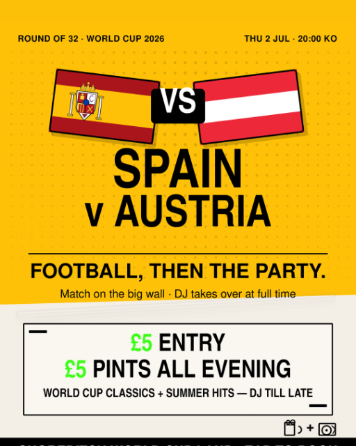 Spain vs Austria World Cup Screening at Shoreditch World Cup Land