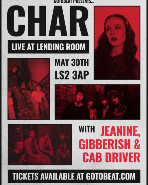 Char, jeanine, Gibberish & Cab Driver live at The Lending Rooms