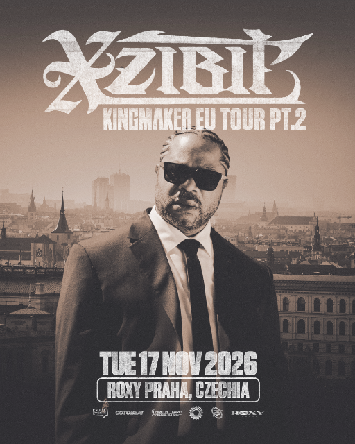 Xzibit live in Prague at Roxy, Kingmaker Tour 2026