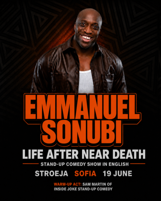 Emmanuel Sonubi - "Life After Near Death" British Stand-up Comedy in Sofia