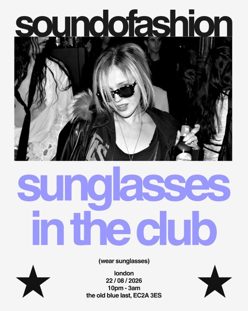 Sound of Fashion: Sunglasses in the club