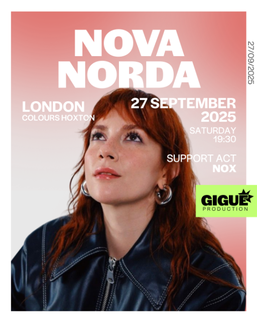 Gigue Production presents Nova Norda — Live in London at Colours Hoxton