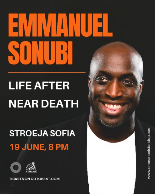 Emmanuel Sonubi - "Life After Near Death" British Stand-up Comedy in Sofia