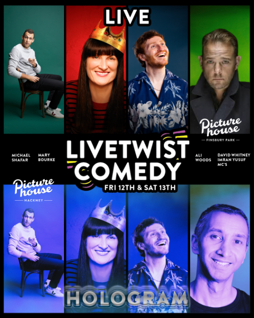 Live Twist Comedy presents: The Live Human & Hologram show