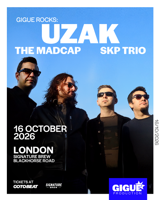 Gigue Rocks Presents: UZAK + THE MADCAP + SKP TRIO
