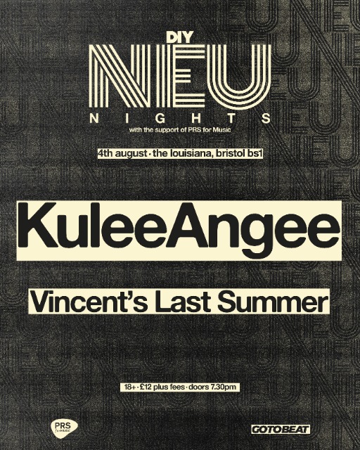 DIY X PRS presents KuleeAngee with Vincent's Last Summer live at The Louisiana