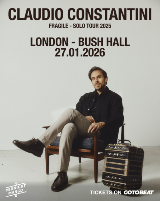 Claudio Constantini live in London!