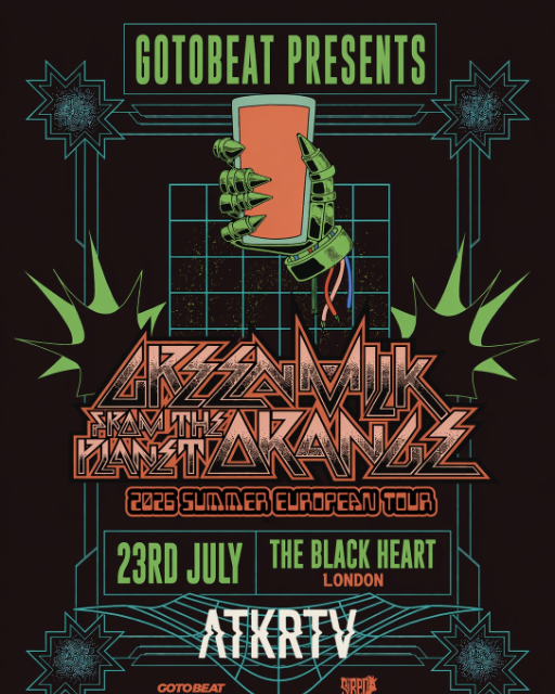 Green Milk From The Planet Orange live in London!