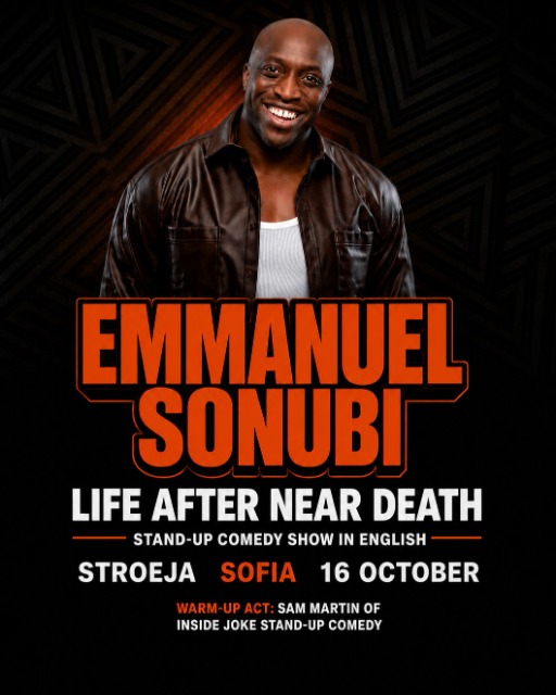 Emmanuel Sonubi - "Life After Near Death" British Stand-up Comedy in Sofia