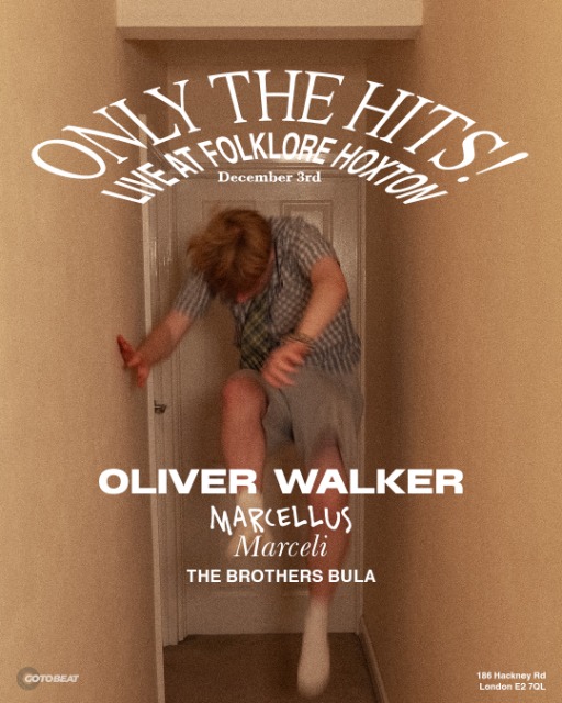 Oliver Walker Presents ONLY THE HITS! live at Folklore
