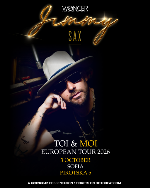 Jimmy Sax European Tour 2026 | Sofia