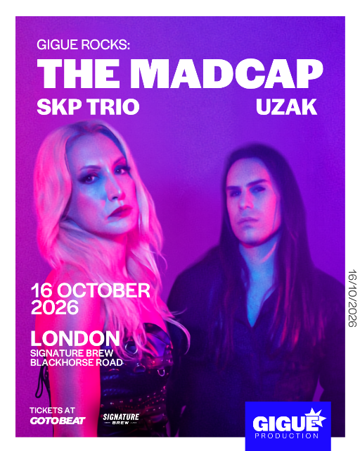 Gigue Rocks Presents: THE MADCAP + SKP Trio + UZAK