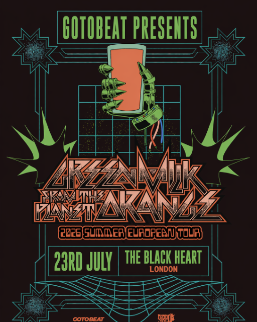 Green Milk From The Planet Orange live in London!